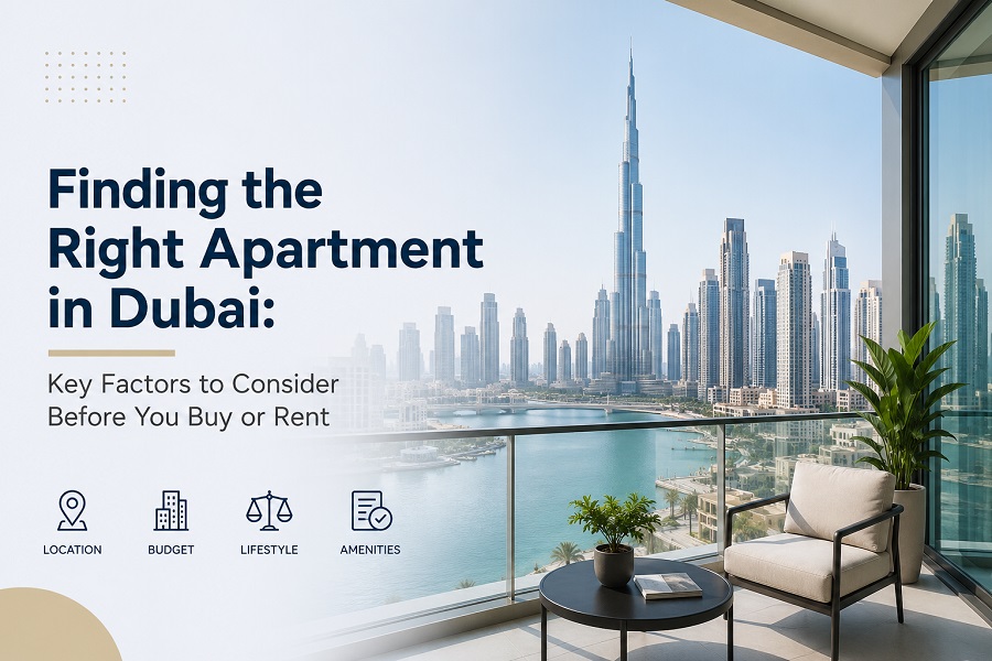 Right Apartment in Dubai